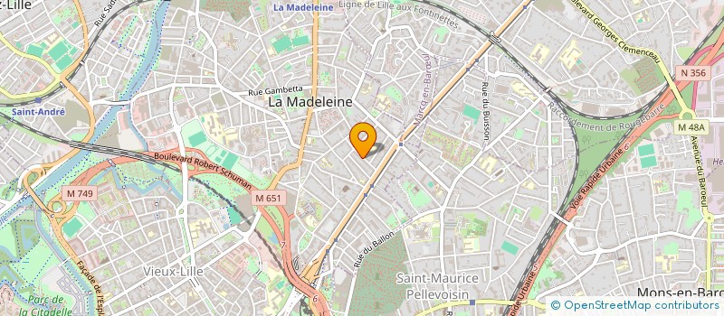localisation de l'entreprise GEEXEO à LA MADELEINE