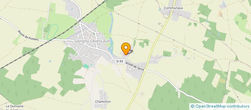 localisation de l'entreprise GEF  SAVIGNY-LEVESCAULT