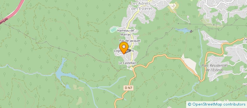 localisation de l'entreprise GEF ET COMPAGNIE à FREJUS