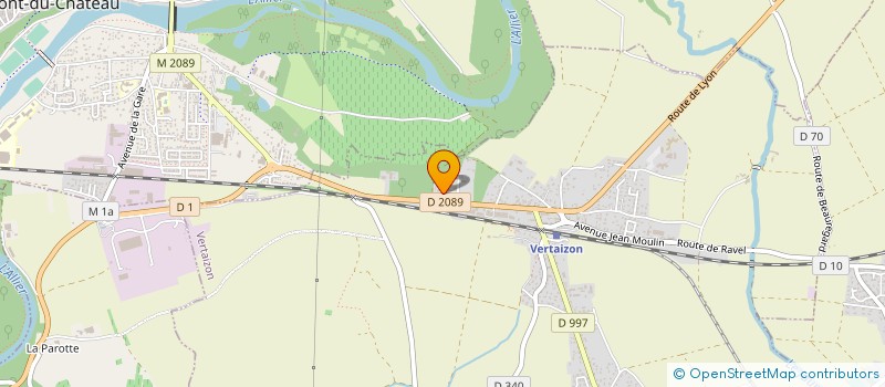 localisation de l'entreprise GEF SECURITE à VERTAIZON