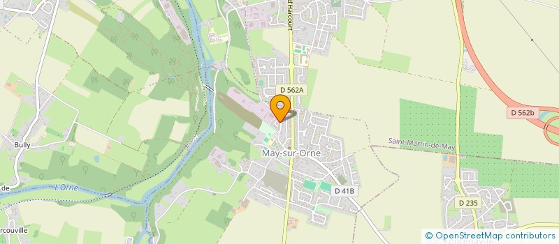 localisation de l'entreprise GEFA FINANCES à MAY-SUR-ORNE