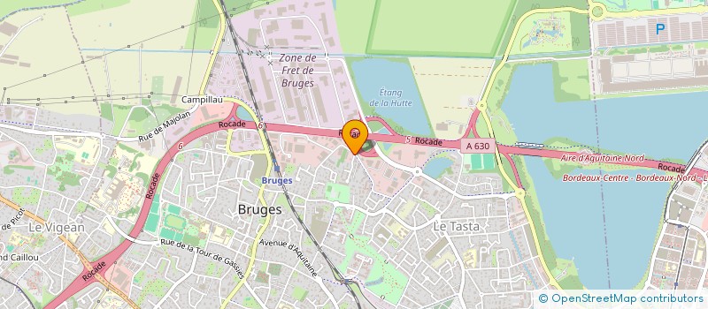 localisation de l'entreprise GEFA I  BRUGES