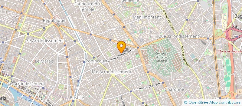 localisation de l'entreprise GEFAC  PARIS