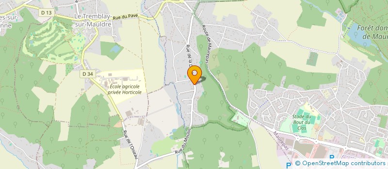 localisation de l'entreprise GEFACO  JOUARS-PONTCHARTRAIN