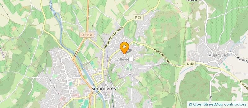 localisation de l'entreprise GEFALA FAM  VILLEVIEILLE