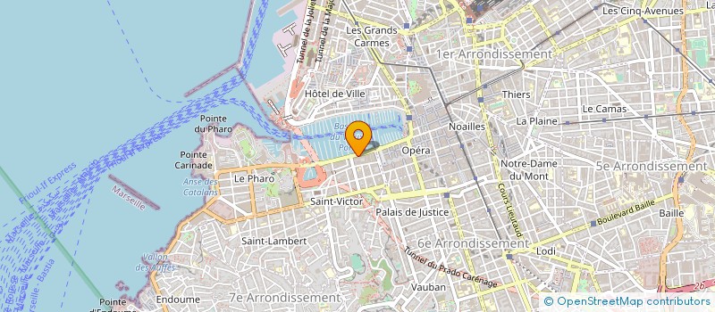 localisation de l'entreprise GEFAMA à MARSEILLE