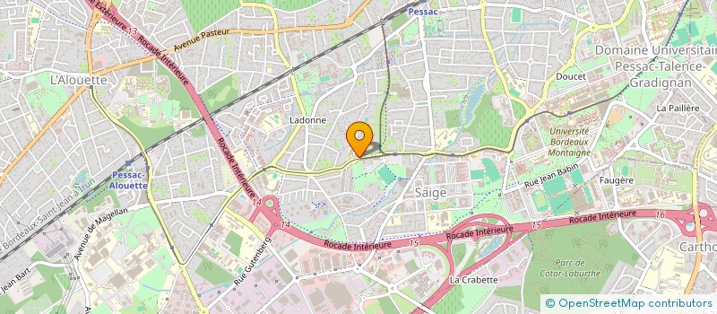 localisation de l'entreprise GEFBM  PESSAC