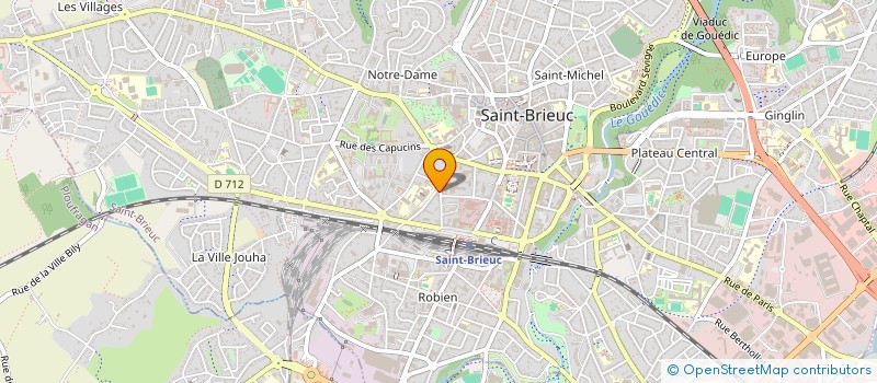 localisation de l'entreprise GEFCA-RISQUES à SAINT-BRIEUC
