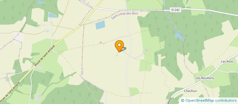localisation de l'entreprise GEFDIS à SAINT-LOUP-DES-BOIS