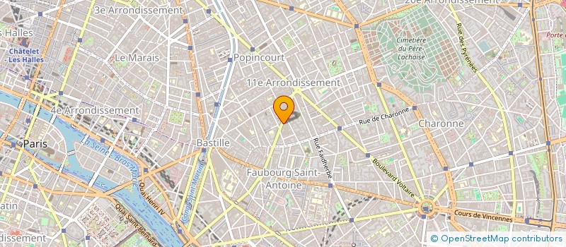 localisation de l'entreprise GEFEC INSTITUT à PARIS