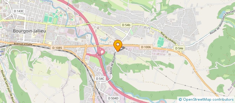 localisation de l'entreprise GEFER  NIVOLAS-VERMELLE