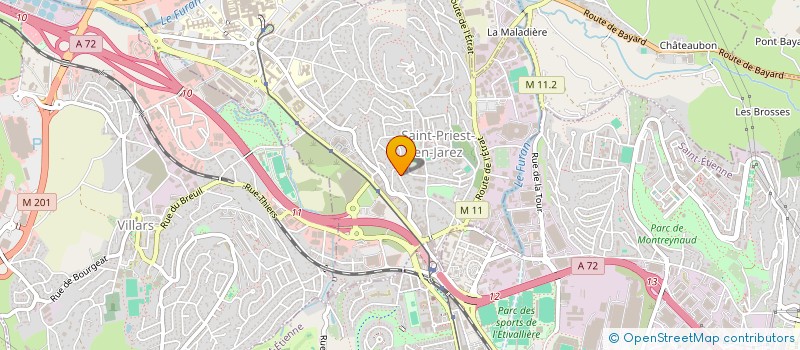 localisation de l'entreprise GEFERCO  SAINT-PRIEST-EN-JAREZ