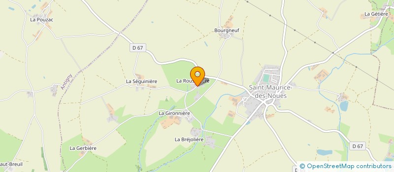 localisation de l'entreprise GEFFARD FLORIAN à SAINT-MAURICE-DES-NOUES