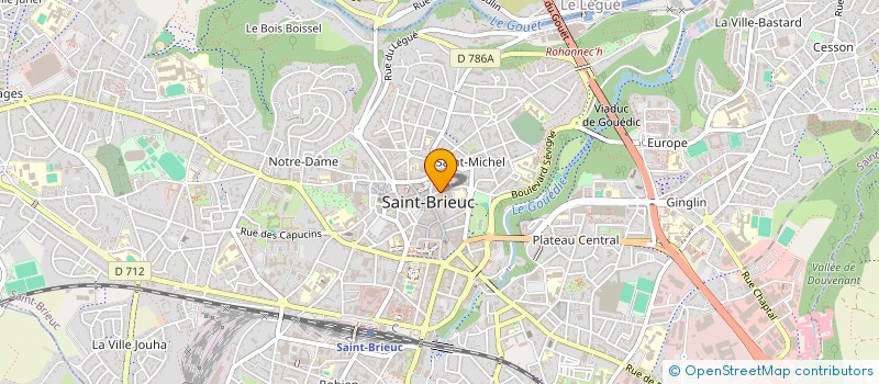 localisation de l'entreprise GEFFDIS à SAINT-BRIEUC