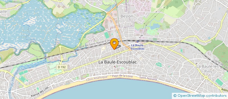 localisation de l'entreprise GEFFIMO à LA BAULE-ESCOUBLAC