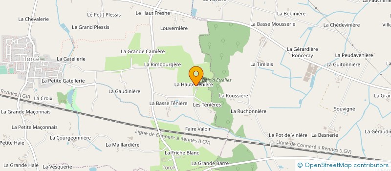 localisation de l'entreprise GEFFRAULT FM à ETRELLES
