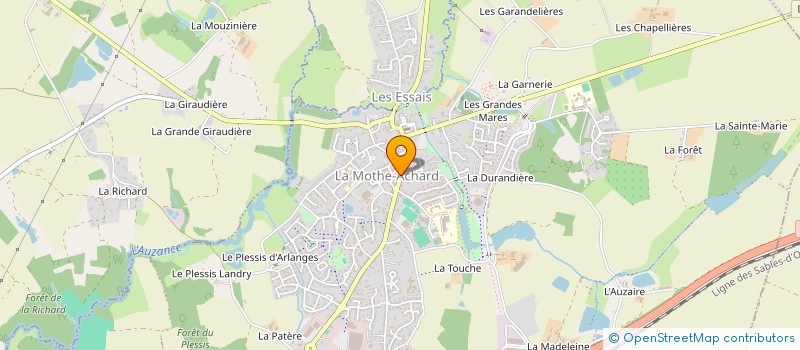 localisation de l'entreprise GEFFRAY-LAUNAY  LES ACHARDS