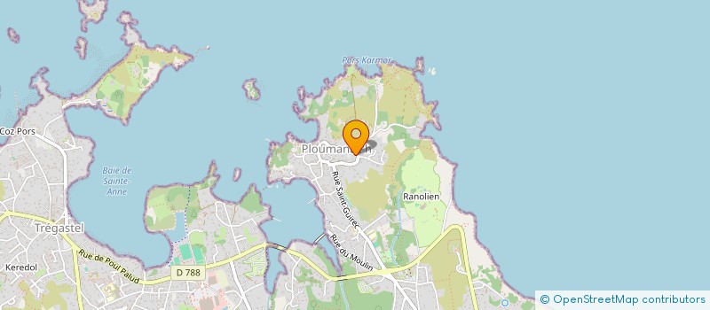 localisation de l'entreprise GEFFROY KERGADIC  PERROS-GUIREC