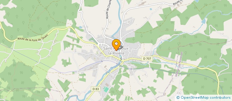 localisation de l'entreprise GEFFROY LOISEAU DU PORT  SAINT-PARDOUX-LA-RIVIERE