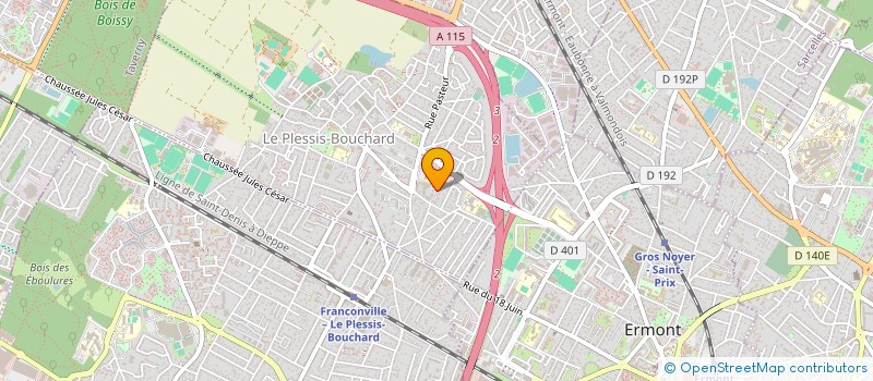 localisation de l'entreprise GEFI à LE PLESSIS-BOUCHARD