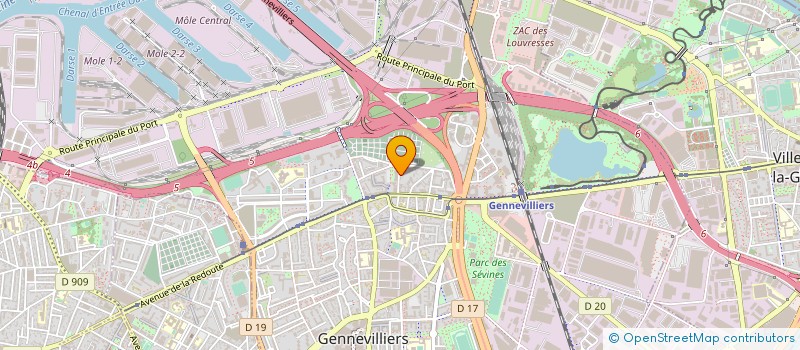 localisation de l'entreprise GEFI BARR à GENNEVILLIERS