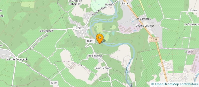 localisation de l'entreprise GEFI PME à VAL-DE-COGNAC