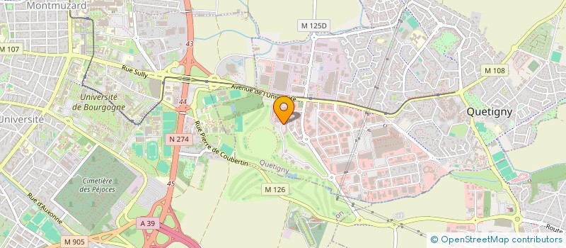 localisation de l'entreprise GEFICA à QUETIGNY