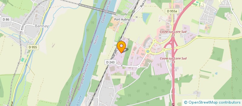 localisation de l'entreprise GEFICCA TECHNOLOGIES à COSNE-COURS-SUR-LOIRE