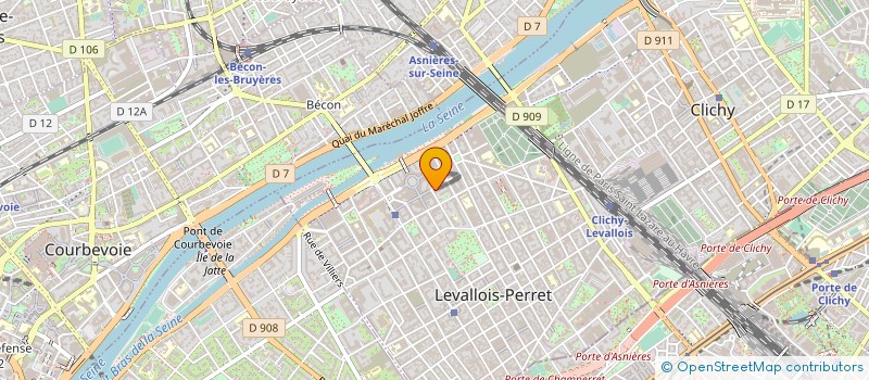 localisation de l'entreprise GEFICOM à LEVALLOIS-PERRET