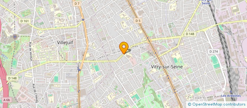 localisation de l'entreprise GEFIM à VITRY-SUR-SEINE