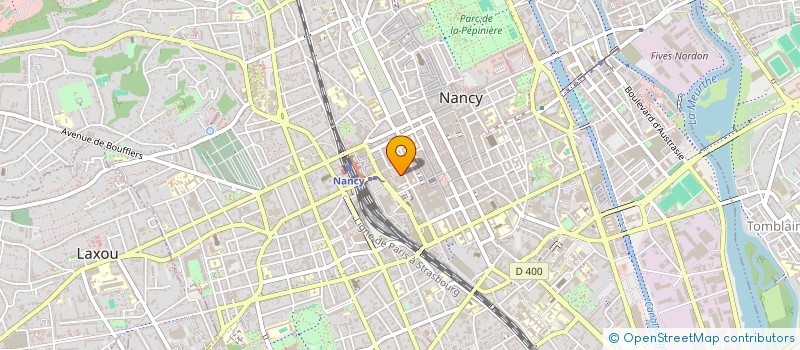 localisation de l'entreprise GEFIMO à NANCY