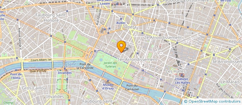 localisation de l'entreprise GEFIP PARTNERS  PARIS