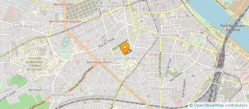 localisation de l'entreprise GEFIRA à BORDEAUX