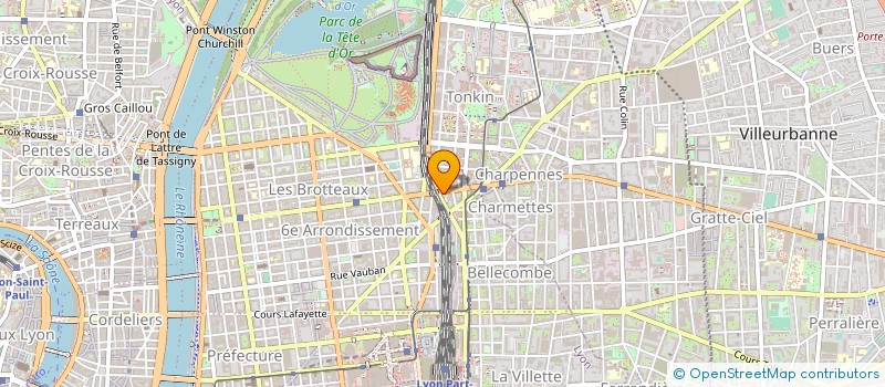 localisation de l'entreprise GEFIREX HOLDING à LYON