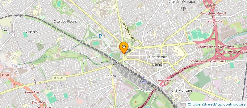 localisation de l'entreprise GEFLO BOLLAERT  LENS