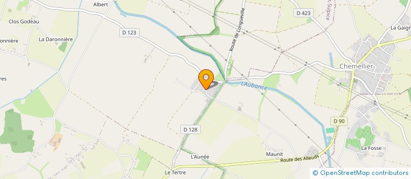 localisation de l'entreprise GEFORA à BRISSAC LOIRE AUBANCE
