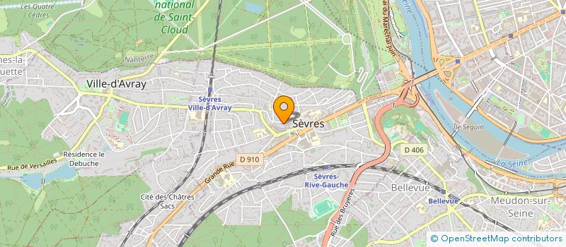 localisation de l'entreprise GEFORD FORMATIONS à SEVRES