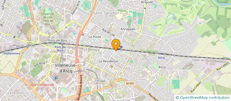 localisation de l'entreprise GEFRAMI à VILLENEUVE-D'ASCQ