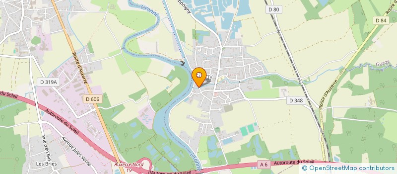 localisation de l'entreprise GEFRED  GURGY