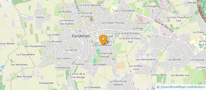 localisation de l'entreprise GEFREMARE à FONDETTES