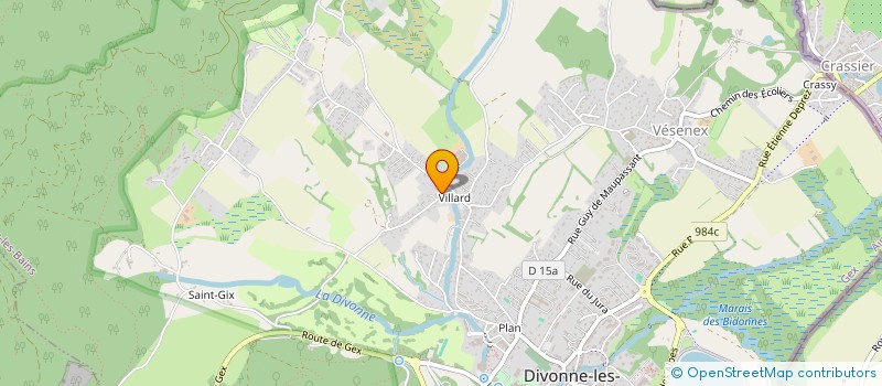 localisation de l'entreprise GEFSY  DIVONNE-LES-BAINS