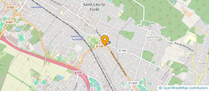 localisation de l'entreprise GEFT  SAINT-LEU-LA-FORET