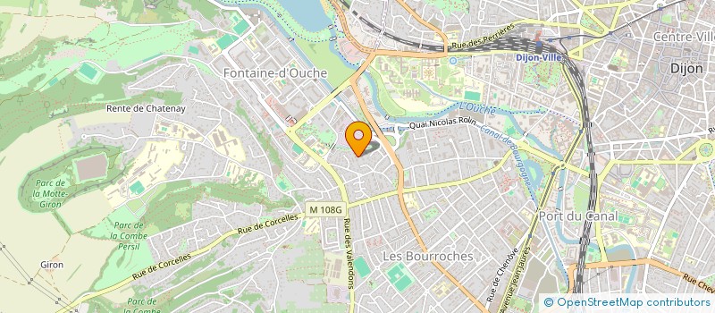 localisation de l'entreprise GEFYRAL  DIJON