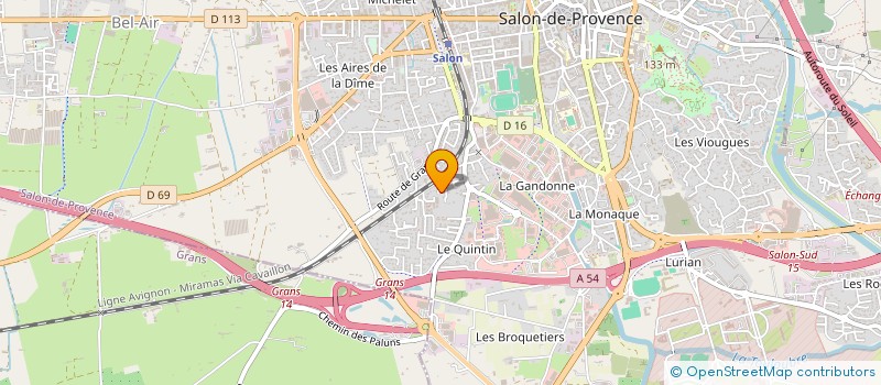 localisation de l'entreprise GEG ACADEMY à SALON-DE-PROVENCE