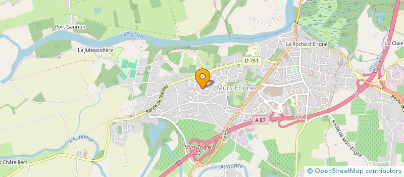 localisation de l'entreprise GEGA  MURS-ERIGNE