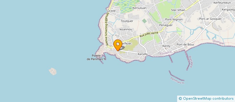 localisation de l'entreprise GEGA  PENMARCH