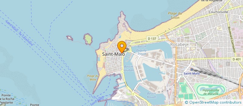localisation de l'entreprise GEGE AND CO à SAINT-MALO