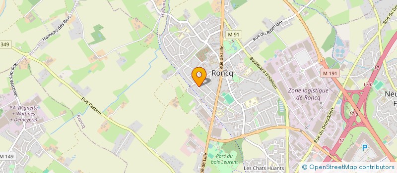 localisation de l'entreprise GEGE MINOU à RONCQ