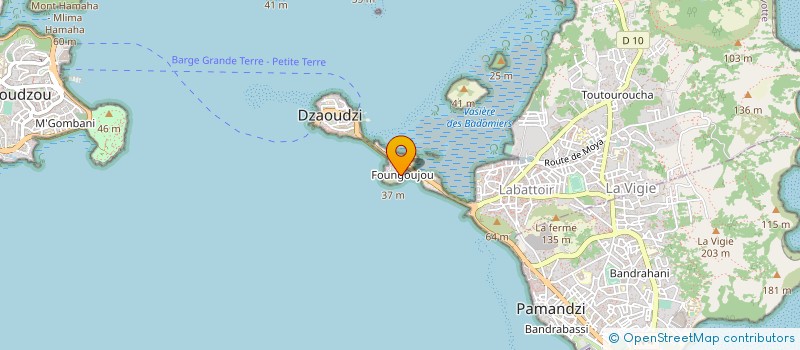 localisation de l'entreprise GEGE OFF PARIS à DZAOUDZI
