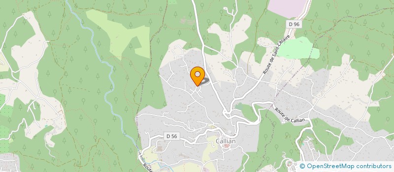 localisation de l'entreprise GEGEVA  CALLIAN